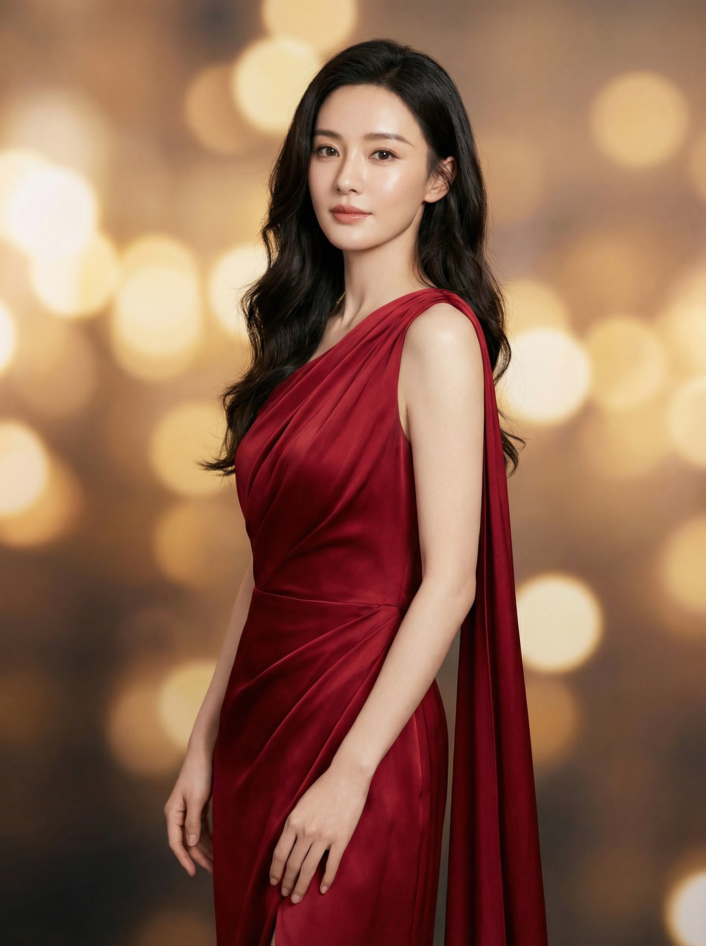 探花视频-红裙女神影视写真视频